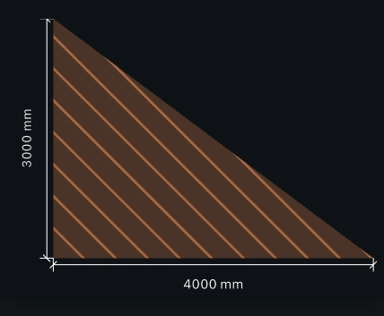 Area Triangle drawing