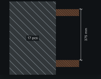 Batten Spacing drawing