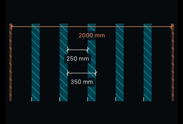 Equal Spacing drawing