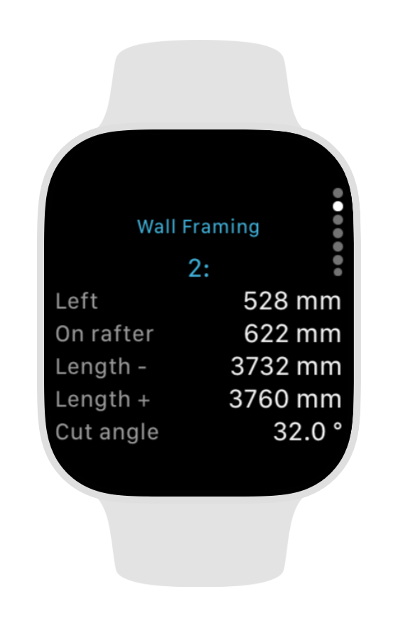 Wall Framing on Apple Watch